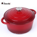 casserole pot cast iron enamel coating